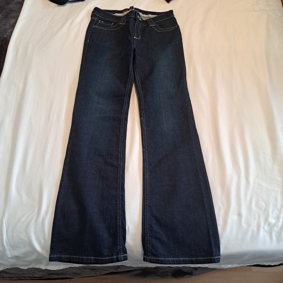 Tommy Hilfiger girls dark wash jeans size 16 - Picture 4 of 7